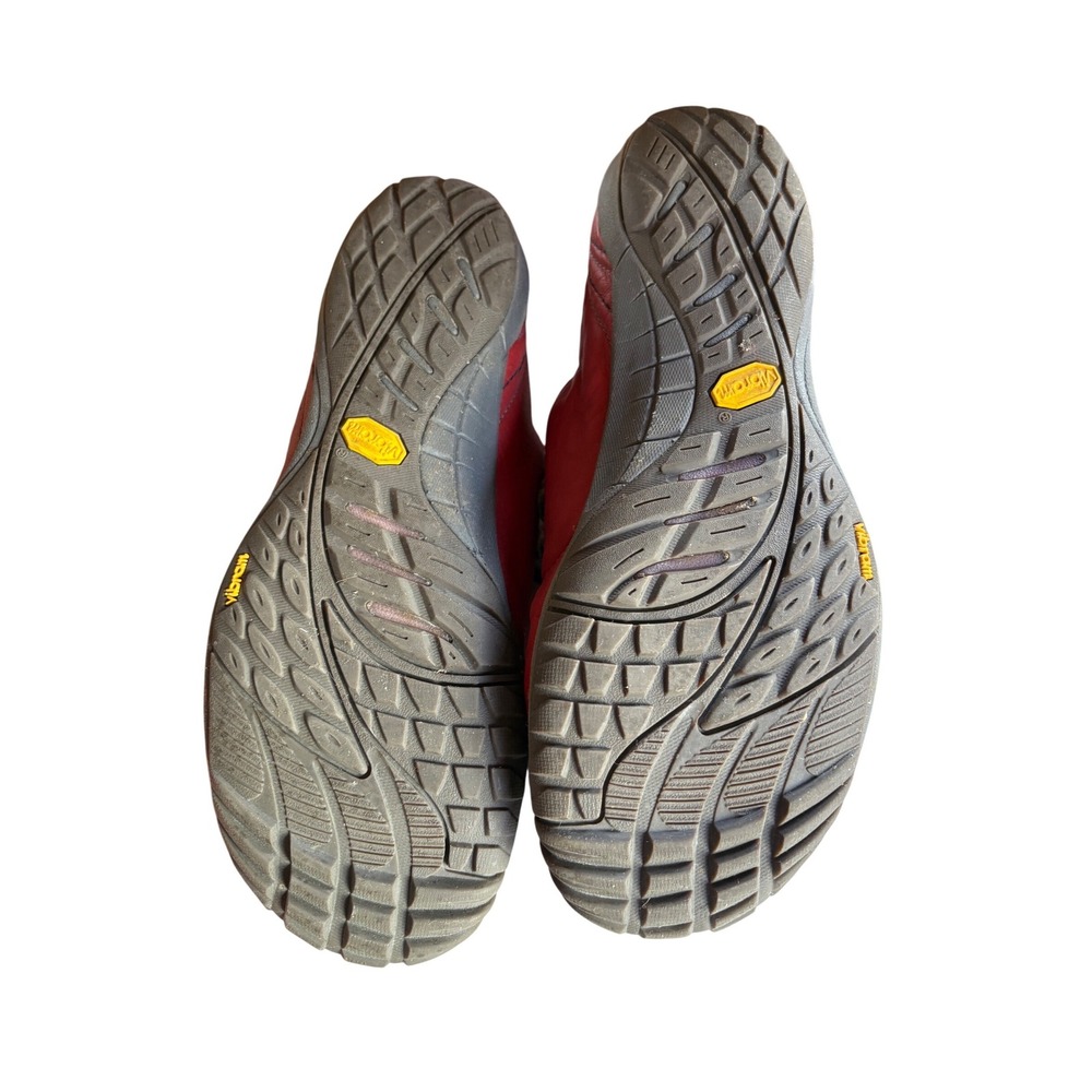 Merrell Mighty Glove Scarlet Red Leather Barefoot Sneakers J68394 Womens 9 - Picture 6 of 8